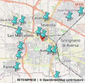 Mappa CAP, 81031 Aversa CE, Italia (2.53286)