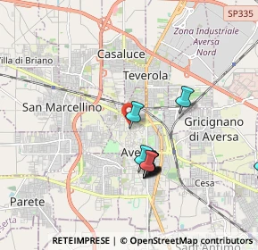 Mappa CAP, 81031 Aversa CE, Italia (1.86727)