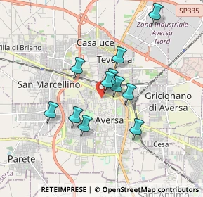Mappa CAP, 81031 Aversa CE, Italia (1.51091)