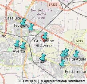 Mappa Piazza Municipio, 00186 Gricignano di Aversa CE, Italia (2.27583)