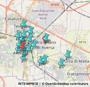 Mappa Piazza Municipio, 00186 Gricignano di Aversa CE, Italia (2.1355)