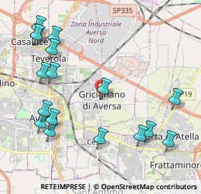 Mappa Piazza Municipio, 00186 Gricignano di Aversa CE, Italia (2.71588)