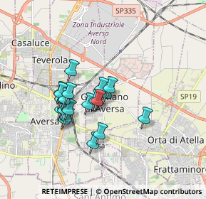 Mappa Piazza Municipio, 00186 Gricignano di Aversa CE, Italia (1.455)