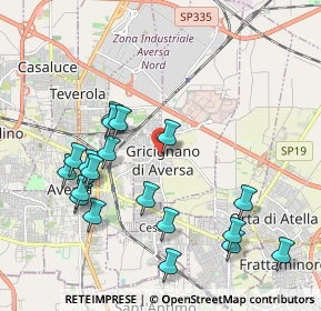 Mappa Piazza Municipio, 00186 Gricignano di Aversa CE, Italia (2.30579)