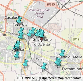 Mappa Piazza Municipio, 00186 Gricignano di Aversa CE, Italia (2.178)