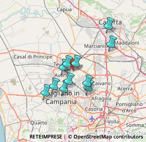 Mappa Piazza Municipio, 00186 Gricignano di Aversa CE, Italia (5.87273)