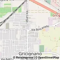 Kaart Gricignano di Aversa