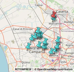 Mappa Via Alessandro Bisceglia, 81031 Aversa CE, Italia (6.79105)