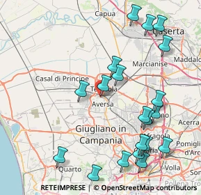 Mappa Via Alessandro Bisceglia, 81031 Aversa CE, Italia (10.221)