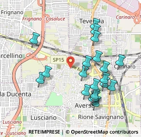 Mappa Via Alessandro Bisceglia, 81031 Aversa CE, Italia (1.0635)