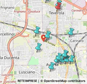 Mappa Via Alessandro Bisceglia, 81031 Aversa CE, Italia (1.24267)