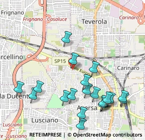 Mappa Via Alessandro Bisceglia, 81031 Aversa CE, Italia (1.2445)