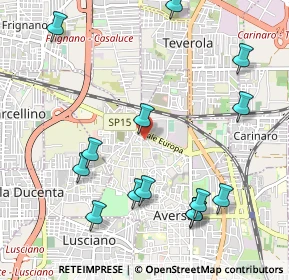 Mappa Via Alessandro Bisceglia, 81031 Aversa CE, Italia (1.30143)