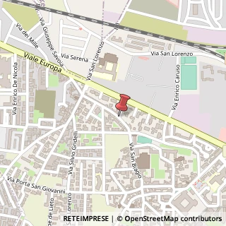 Mappa Via Alessandro Bisceglia,  10, 81031 Aversa, Caserta (Campania)