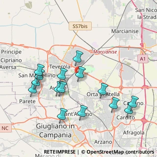 Mappa Via Adua, 81030 Gricignano di Aversa CE, Italia (4.43133)