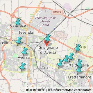 Mappa Via Galileo Galilei, 81030 Gricignano di Aversa CE, Italia (2.87182)