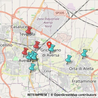 Mappa Via Galileo Galilei, 81030 Gricignano di Aversa CE, Italia (2.13727)