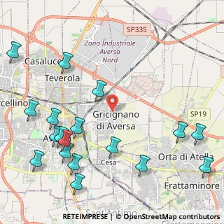 Mappa Via Galileo Galilei, 81030 Gricignano di Aversa CE, Italia (3.02667)