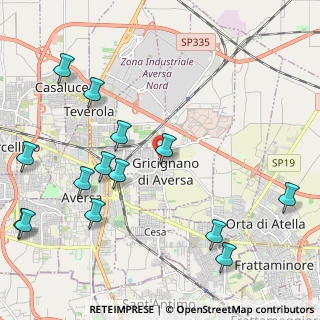 Mappa Via Galileo Galilei, 81030 Gricignano di Aversa CE, Italia (2.89429)