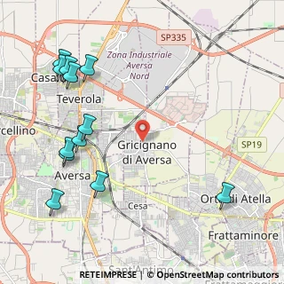 Mappa Via Galileo Galilei, 81030 Gricignano di Aversa CE, Italia (2.89667)