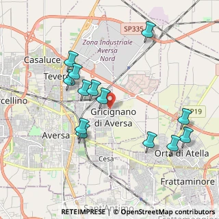 Mappa Via Galileo Galilei, 81030 Gricignano di Aversa CE, Italia (2.15308)