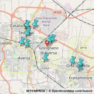 Mappa Via Galileo Galilei, 81030 Gricignano di Aversa CE, Italia (2.30385)