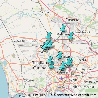 Mappa Via Alessandro Volta, 81030 Gricignano di Aversa CE, Italia (6.35923)