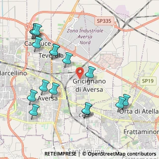 Mappa Via Luigi Pirandello, 81030 Gricignano di Aversa CE, Italia (2.565)