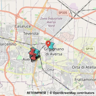 Mappa Via Luigi Pirandello, 81030 Gricignano di Aversa CE, Italia (1.8095)