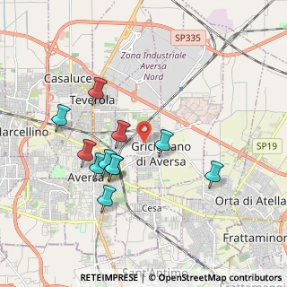 Mappa Via Luigi Pirandello, 81030 Gricignano di Aversa CE, Italia (1.9)
