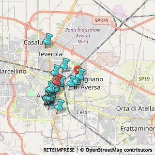Mappa Via Luigi Pirandello, 81030 Gricignano di Aversa CE, Italia (1.891)