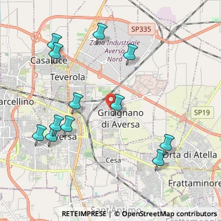 Mappa Via Vittorio Ronza, 81030 Gricignano di Aversa CE, Italia (2.5525)