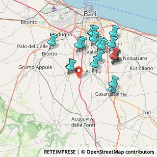 Mappa Strada Vicinale di, 70028 Sannicandro di Bari BA, Italia (7.47105)