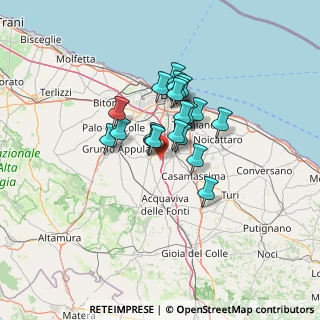 Mappa Strada Vicinale di, 70028 Sannicandro di Bari BA, Italia (9.697)