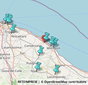 Mappa 70044 Polignano a Mare BA, Italia (17.68455)