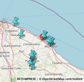 Mappa 70044 Polignano a Mare BA, Italia (13.875)