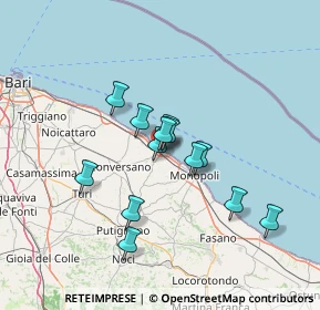 Mappa 70044 Polignano a Mare BA, Italia (11.33154)