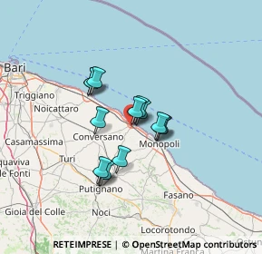 Mappa 70044 Polignano a Mare BA, Italia (9.88714)