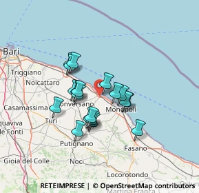 Mappa 70044 Polignano a Mare BA, Italia (10.95)