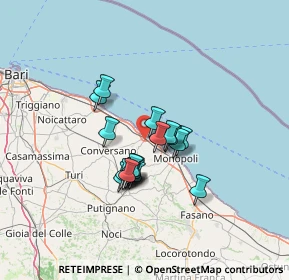 Mappa 70044 Polignano a Mare BA, Italia (10.38474)