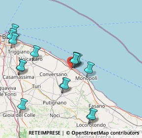 Mappa 70044 Polignano a Mare BA, Italia (18.85933)