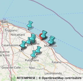 Mappa 70044 Polignano a Mare BA, Italia (10.17944)