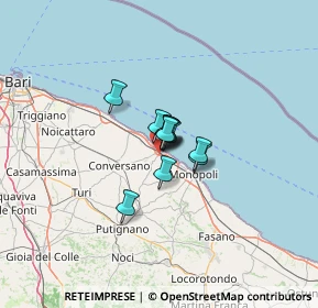 Mappa 70044 Polignano a Mare BA, Italia (5.56364)