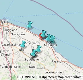 Mappa 70044 Polignano a Mare BA, Italia (10.55636)