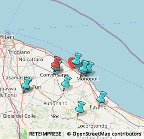 Mappa 70044 Polignano a Mare BA, Italia (12.48083)