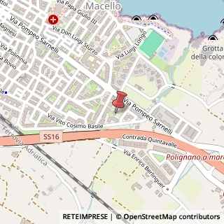 Mappa Via Pompeo Sarnelli, 240/N, 70044 Polignano a Mare, Bari (Puglia)