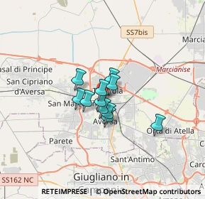 Mappa Via Vecchia di Teverola, 81031 Teverola CE, Italia (1.89364)