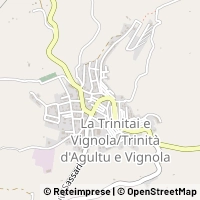 Mapa Trinità d'Agultu e Vignola