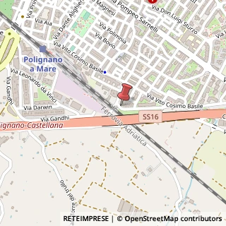 Mappa Via J. F. Kennedy, 5, 70044 Polignano a Mare, Bari (Puglia)