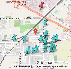 Mappa Via Caravaggio, 81032 Carinaro CE, Italia (0.532)